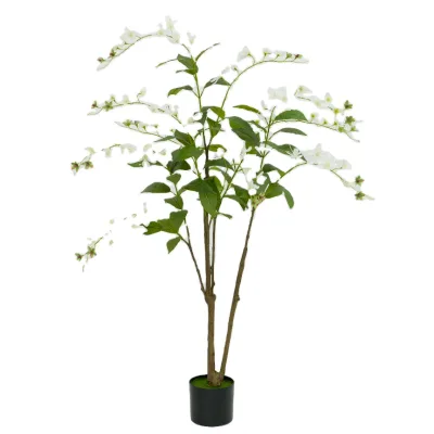 Artificial Jasmine Flower Tree in Pot for Indoor Home Hotel Decoration