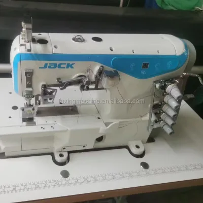Brand New Jack-W4 Direct Drive Coverstitching Machine Industrial Sewing Machine Garment Hemming Sewing Machine