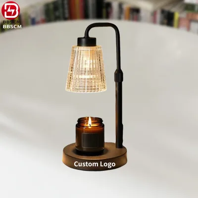Custom Adjustable Height Candle Lamp Home Decor Wax Warmer Lamp For Scented Jar Candle Warmer Lamp With Timer Dimmable