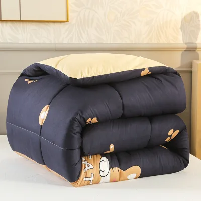 Factory Wholesale Comforter Quilt Winter Student Dormitory Washed Cotton Duvet Warm Four Season
