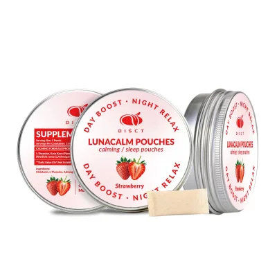 OEM ODM Lunacalm Pouches Private Label Multi Flavor Day Refresh Nootropic and Sleep Strips Supplement
