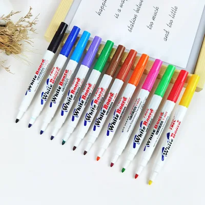 Wholesale Creative 8/12 Color Set Erasable Whiteboard Pen Kit Draw on Water Floating Painting Pen