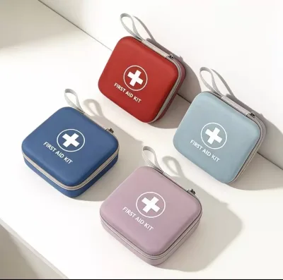 OEM Custom EVA Medical Supplies First Aid Storage Case Zipper Closure Portable Shockproof Waterproof Travel Car Home Nurse