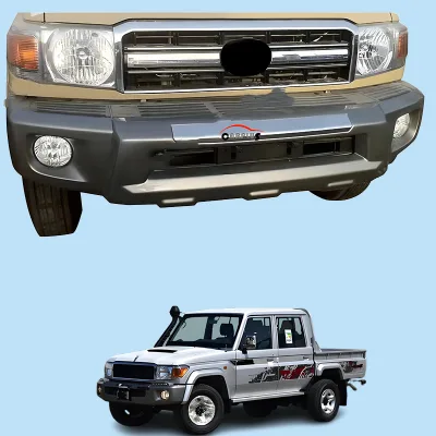 Auto Offroad Front Bumper Guard for Land Cruiser FJ70 Pickup Truck  SUV 4x4  Body Parts  Protective Front Bumper Guard