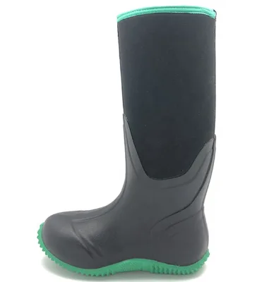Women Black Hunting Fishing Neoprene Rubber Knee Boots