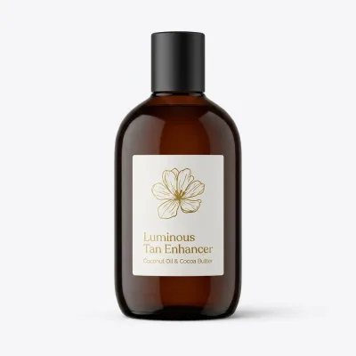 OEM/ODM Gentle Tanning Accelerator Oil Private Label Vegan Self Tanner Sun Tan Shimmer Body & Face Oil Coconut Cocoa Butter
