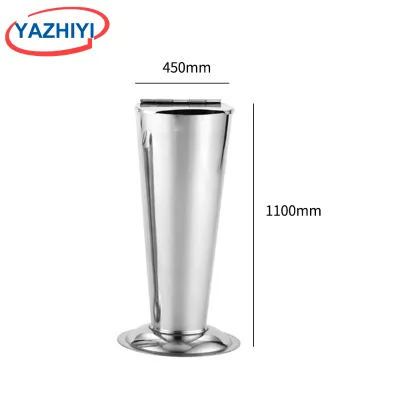 YAZHIYI 304 Stainless Steel Cheatle Forceps Jar With Flip Lid Autoclavable Surgical Tweezers Storage Barrel For Hospital Dental