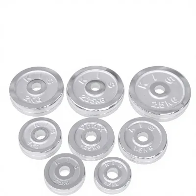Cast Iron Solid Electroplated Dumbbell Barbell Plates Home Fitness Men's Replacement Weight Plates Sports Goods