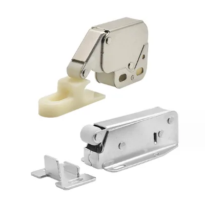 Elephant Trunk Snap Rebounder Self-locking Wardrobe Cabinet Door Lock