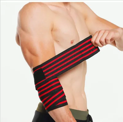 Adjustable Weightlifting Bandage Elbow Wraps Straps Elastic Elbow Support Brace Fitness Workout Bodybuilding Elbow Pads