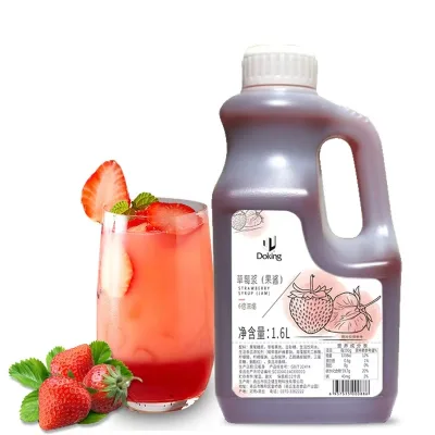 China Factory Delicious Strawberry Juice Puree Juice Beverage fruit and vegetable juice beverage