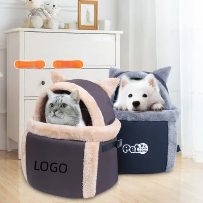 Customizable Logo Portable Oxford Pet Chest Bag for Outings Large Capacity Front Sling Bag Cats Dogs Soft Breathable Closure