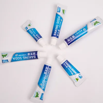 Custom Logo Disposable Travel Toothpaste for Hotels Mini Size 3g/5g/6g/10g/15g/20g/25g for Hotel Use