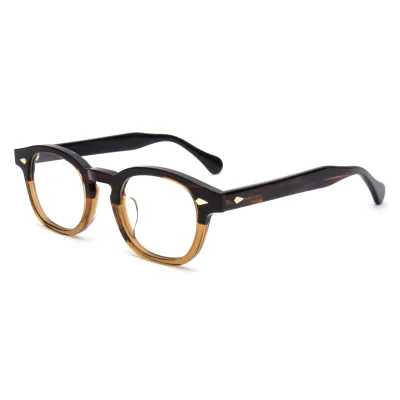 Custom Spectacle Frames Eyewear Y2K Retro Eyeglasses Specs Acetato Acetate Glasses Optical Lunette Homme for Men