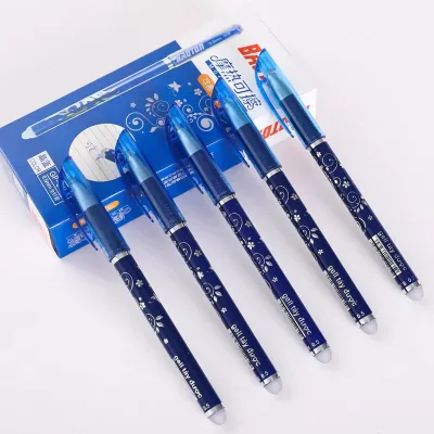 OEM Factory Custom Glitter Ink 0.5mm Plastic Multi-Colored Single Colors Erasable Gel Pens