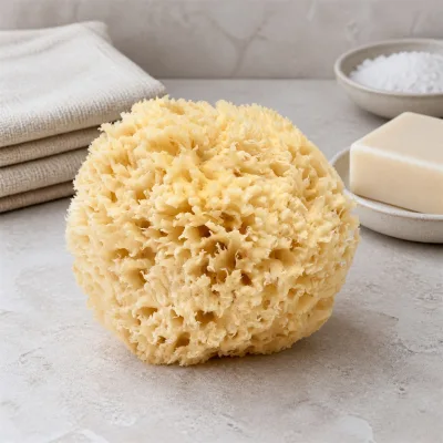 CF Soft Hypoallergenic Biodegradable Gentle Face Body Cleansing Bath Eco-Friendly Wholesale Natural Sea Wool Sponge Bath Sponge