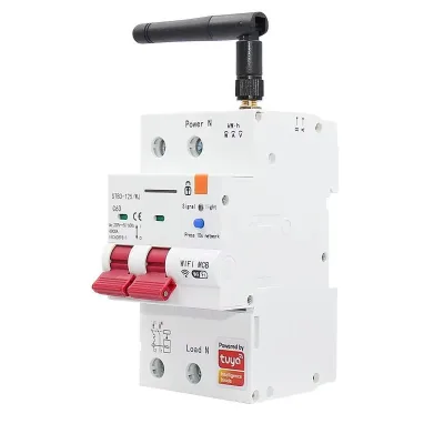 Rcbo Marine Battery Motor Mini Ac Din Rail Wind Miniature Circuit Breaker Smart Wifi Breakers Disjoncteur Intelligent Smart Mcb