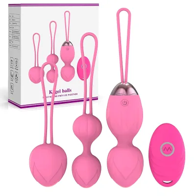 Hot Sell Silicone Electrical Kegel Ball for Vagina Exercise 3pcs/Set for Women Recover