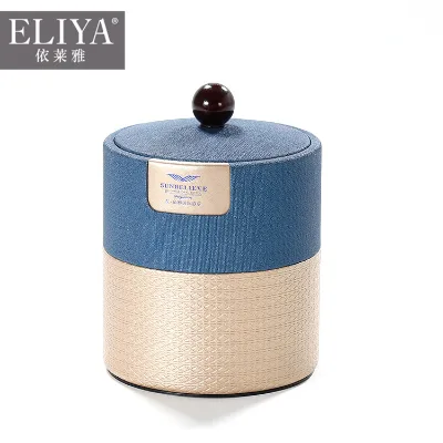 Hotel Ice Bucket Leather Insulated Ice Bucket with Leather Hotel Minibar Accessories Custom Logo Hotel Ice Bucket