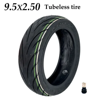 AGM 9.5x2.50 for Tubeless Rubber Tire for NIU KQI3 Electric Scooter with Durable Vacuum Tyre and Valve Fashion Modern Design