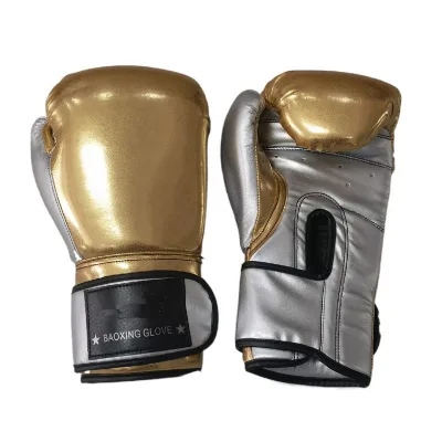 Custom Adult Leather Boxing Gloves Low Price for Gym Muay Thai Training and Competition