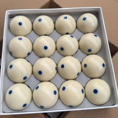 New Model Resin Billiard Ball White Black Eight Large Cue Ball 57.2mm Snooker Table Amateur Use Single Piece Guangzhou
