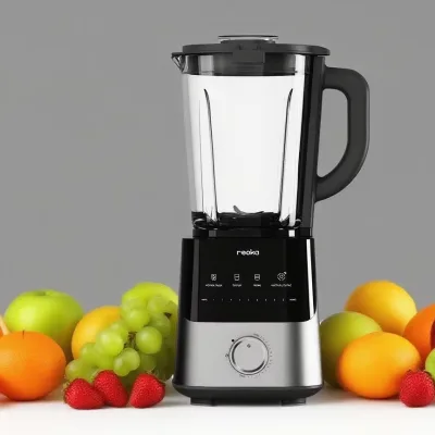 Household Commercial Glass Jar Touchpad 9 Speeds Juicer Stand Blender