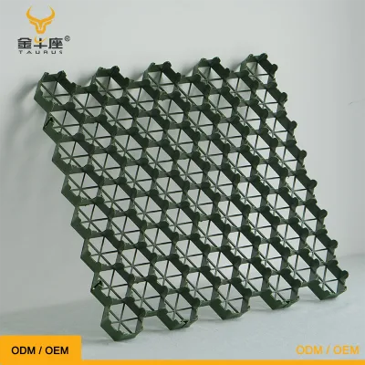 40mm Height HDPE Gravel Grid 500x500mm Permeable Plastic Pavers for Garden Walkway and Residential Driveway