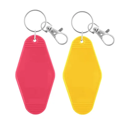 New Anime Motel Key Tag Gifts ABS Plastic Keychain Unique Hotel Style Funny Gag Gifts with Thermal Transfer Printing
