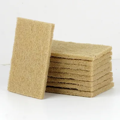 Factory Wholesale Household Sisal Scouring Pad Scrubbing Pads Dish Washing Kitchen Cleaning Products