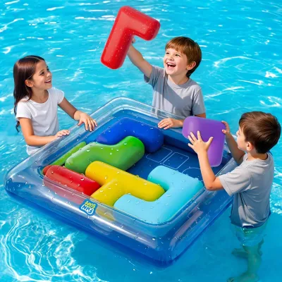 Customized Inflatable Puzzle Pieces, Multi-functional Inflatable Water Poker Cards for Battles