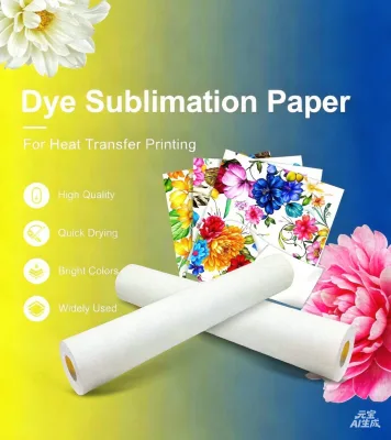 Sublimation Paper Factory Wholesale High Temperature Transfer Paper for Clothing Pattern Printing DIY Sublimation Paper