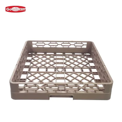 Restaurant Grade Commercial Square PP Material 5-Tier Non-Folding Floor Mount Dish Bowl Drying Rack | Multifunction Storage Rack