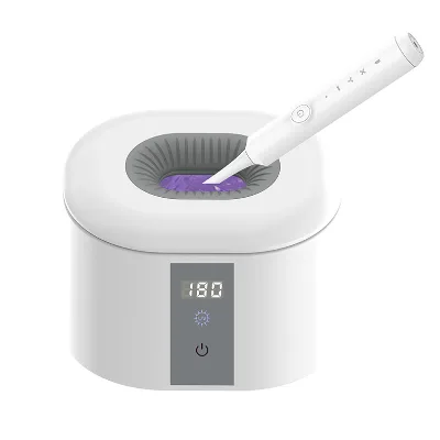 2026 New Plug-in Ultrasonic Teeth Retainer Cleaning Machine Braces UV Sterilization Appliance Gift