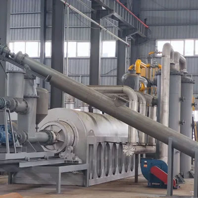 High Yield PLC Controlled Motor-Driven Automatic Charcoal Making Machine Sawdust | Continuous 24-Hour Carbonization Stove