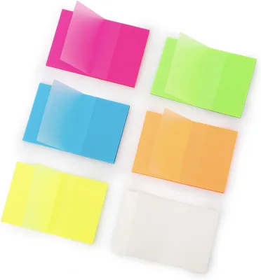 Custom Size and Shape Sticky Note Pad Arrow PET Cute Creative Arrow Sticky Note Index Tab Sticker