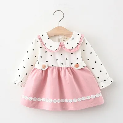 High Quality Cotton Dress Fashion Flower Girl Dress Design Fancy Girls Dresses For Toddlers Casual Wearing