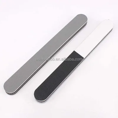 Durable 3-way Nail Buffer Beauty Manicure Grit 100/180 Private Label Straight Nail Files and Buffers