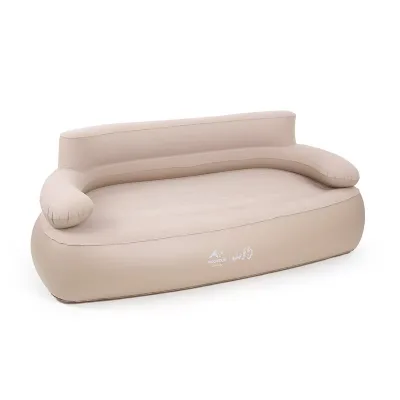 Portable Inflatable Seat Sofa Chair with Fabric Cover for Camping, Outdoor Barbecue, Adventure, Travel, Picnic