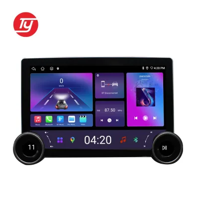 New Products  Car Radio Dual Knob  Auto QLED 2K Screen Navigation Gps Multimedia Android 15.0 4G WIFI  Carpay and Android Auto