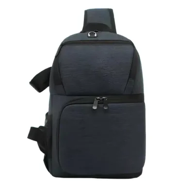 Single-Lens Reflex Camera Crossbody Bag Multi-Functional Waterproof Camera Bag(Blue)