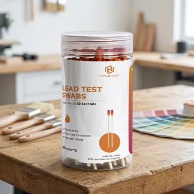 Portable Lead Test Swabs 60 Counts Household Lead Detection Swab Kit Accurate Testing for All Kinds of Surfaces Support OEM