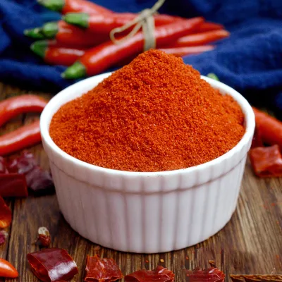 HACCP Red Chilli Powder New Crop Fine Ground OEM Brands Raw Chili Pepper Stem Chili Powder
