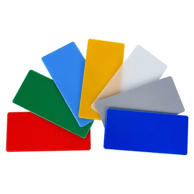 Professional Rectangle Plastic Cutting Board in Multiple Colours Factory Cheap Price PP Material
