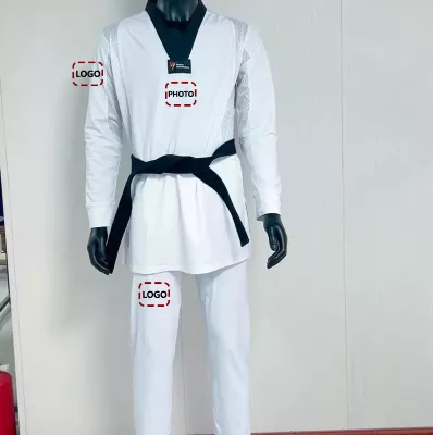 Hot Sale Ultra-light Elastic Quick-drying Male and Female Taekwondo New Regulation Competitive Uniforms Training Uniforms