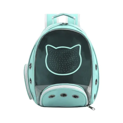 Modern New Fashion Large Cat Backpack Transparent Shell Breathable Solid Color Nylon Polyester Zipper Closure for Pet Dogs Cats