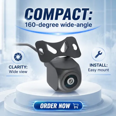 Deyongwang AHD720P 720P CCD Night Vision Front Car Backup Camera with ADAS Parking Line