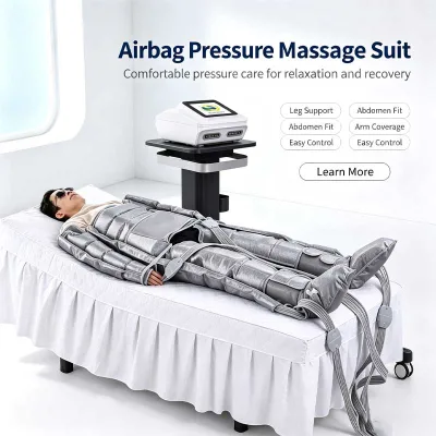 Apparatus Hot Sale 24 air Chambers Compression Body Pressure Equipment Achine Airbags Suit Massager Post Salon Spa Slimming