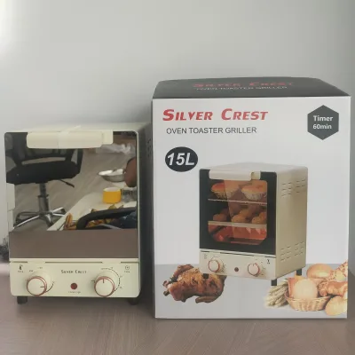 Hot Sale Silver crest Certificated Home Kitchen Use Small 15L Electric Convection Oven for Bakery Oven