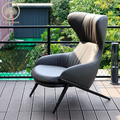 Stainless Steel Chair Furniture Leather Armchair Relax Chairs